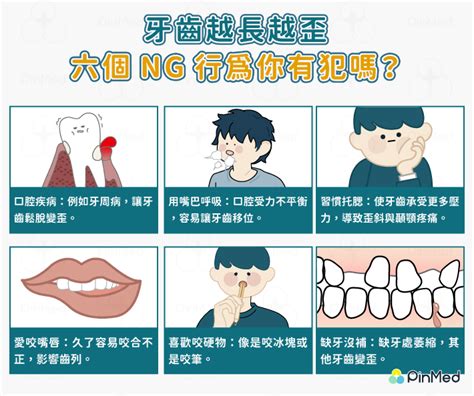 牙齒歪斜|為什麼牙齒越變越歪？原來托腮、咬嘴唇也會影響 6個。